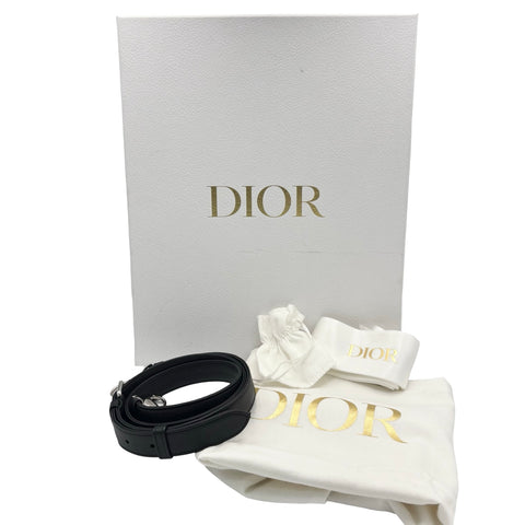 【中古】Christian Dior クリスチャン ディオール LADY DIOR MEDIUM BAG レディディオール ミディアム ハンドバッグ 14-BO-1210(2020年) ブラック ラムスキン 中古 USED バッグ