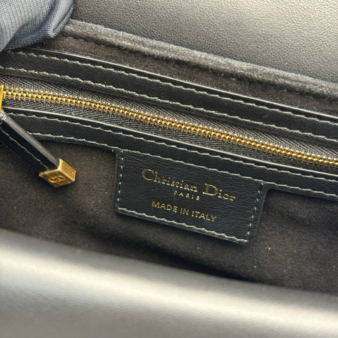 【美品】 Christian Dior クリスチャン ディオール JOLLY MINI ジョリー トップハンドルバッグ スモール ショルダーバッグ ブラック ツイード 美品 USED バッグ