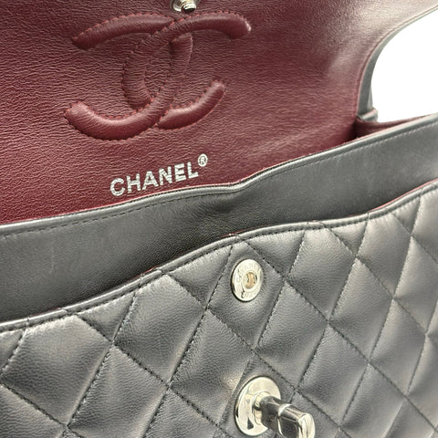 【中古】 CHANEL シャネル DOUBLE FLAP MATELASSE ダブルフラップマトラッセ ショルダーバッグ 31番台(2021年) ブラック ラムスキン 中古 USED バッグ
