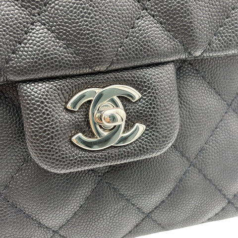 【美品】 CHANEL シャネル MATELASSE SHOULDERBAG マトラッセチェーンショルダーバッグ ショルダーバッグ 25番台(2017-2018年) ブラック キャビアスキン 中古 USED バッグ