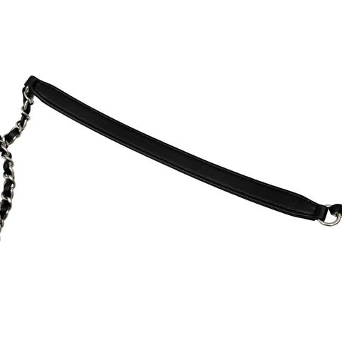 【中古】 CHANEL シャネル SMALLFLAPBAG スモールフラップバッグ ショルダーバッグ 28番台(2019年) ブラック カーフスキン 中古 USED バッグ