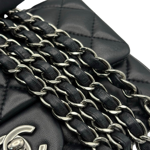 【中古】 CHANEL シャネル MINI MATELASSE ミニマトラッセ ショルダーバッグ 23番台(2016年) ブラック ラムスキン 中古 USED バッグ