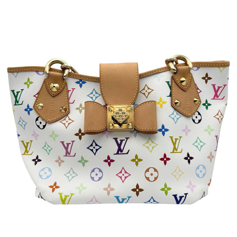 【中古】 LOUIS VUITTON ルイ・ヴィトン ANNIE MM アニーMM ショルダーバッグ SR4100(2010年) マルチカラー キャンバス 中古 USED バッグ