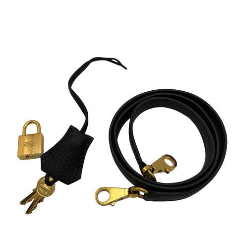 【中古】 Hermes エルメス KELLY28 ケリー28 ハンドバッグ T刻印(2015年) ブラック トゴ 中古 USED バッグ