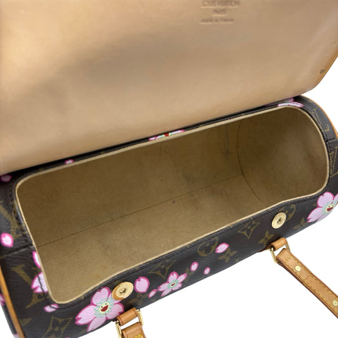 【中古】 LOUIS VUITTON ルイ・ヴィトン CHERRY BLSSOM HANDBAG チェリーブロッサムパピヨン ハンドバッグ  モノグラム/ピンク キャンバス USED USED バッグ