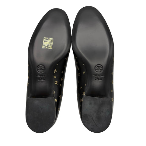 【美品】CHANEL シャネル SHOES バレエシューズ 37.5 USED 中古 2023年 靴 CLOTHES