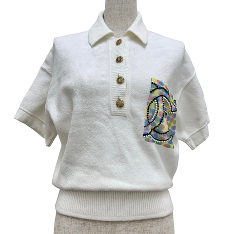 【中古】 CHANEL シャネル POLO SHIRT ポロシャツ 34 USED 中古 2021年 CLOTHES 洋服