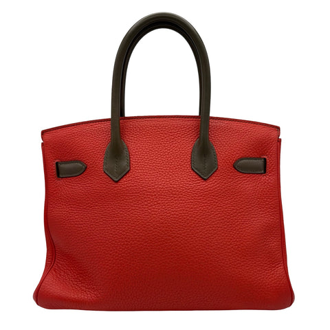 【中古】 Hermès エルメス バーキン30 カザック マルチカラー クレマンス×スイフト シルバー金具 □P刻(2012年) ブランドバッグ ハンドバッグ バッグ  中古品 レディース