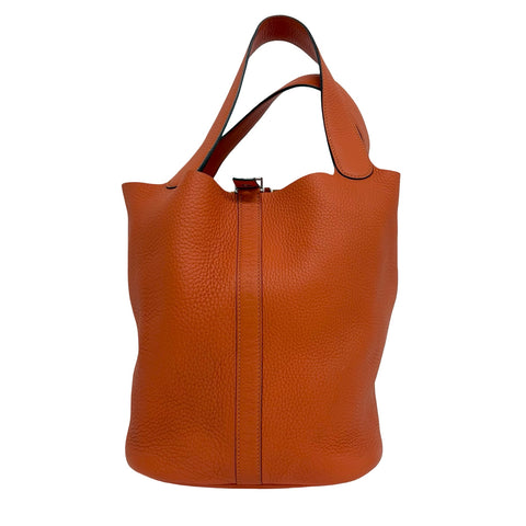 【中古】 Hermes エルメス PICOTIN GM ピコタンGM  トリヨンクレマンスT刻(2015年) ブランドバッグ ハンドバッグ 中古品 レディース