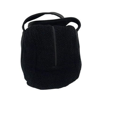 【中古】 CHANEL シャネル ビーチバッグ  タオル ポーチ 三点セット ブラック ブランドバッグ   中古品