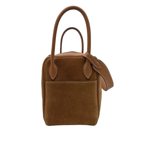 【中古】 Hermes エルメス LINDY26 リンディ26   スウェード/スイフト ▢R(2014年) ブランドバッグ ショルダーバッグ  中古品 レディース