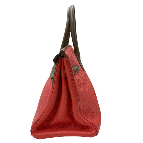 【中古】 Hermès エルメス バーキン30 カザック マルチカラー クレマンス×スイフト シルバー金具 □P刻(2012年) ブランドバッグ ハンドバッグ バッグ  中古品 レディース