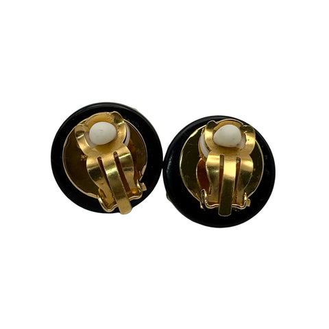 【中古】 CHANEL シャネル EARRINGS イヤリング 小物 ブラック 中古 BLACK
