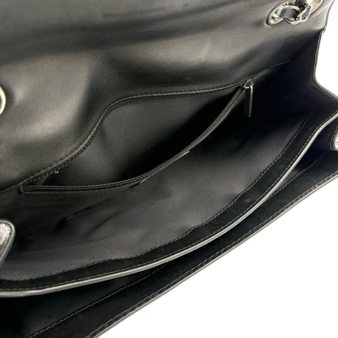 【中古】 CHANEL シャネル CHAINSHOULDERBAG チェーンショルダーバッグ ショルダーバッグ 18番台(2013-2014年) ブラック ラムスキン 中古 USED バッグ