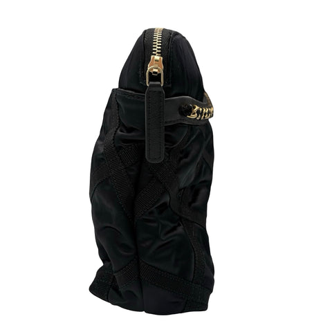 【中古】 CHANEL シャネル CLUTCH TOTE 2WAY BAG クラッチトート２WAYバッグ トートバッグ 31番台(2021年) ブラック ナイロンレザー 中古 USED バッグ
