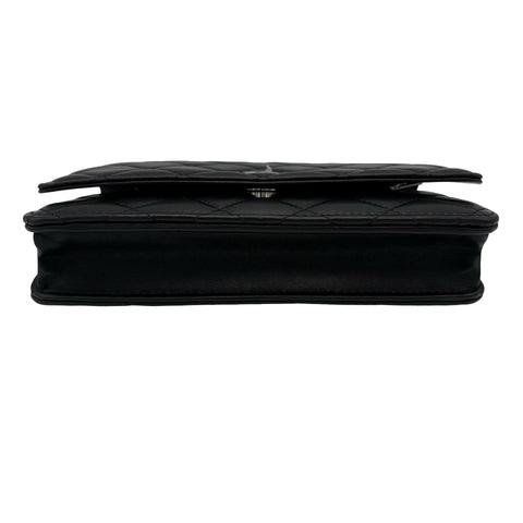 【中古】 CHANEL シャネル CHAIN WALLET チェーンウォレット ショルダーバッグ 31番台(2021年) ブラック キャビアスキン 美品 USED バッグ