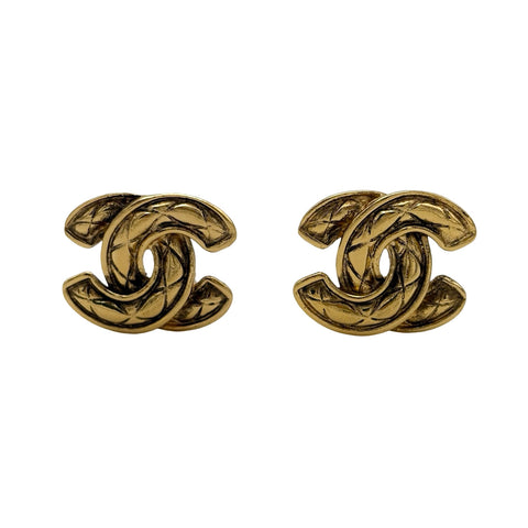 【中古】 CHANEL シャネル EARRINGS イヤリング 小物 GP 中古 ヴィンテージ