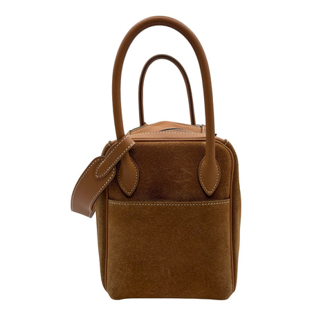 【中古】 Hermes エルメス LINDY26 リンディ26   スウェード/スイフト ▢R(2014年) ブランドバッグ ショルダーバッグ  中古品 レディース