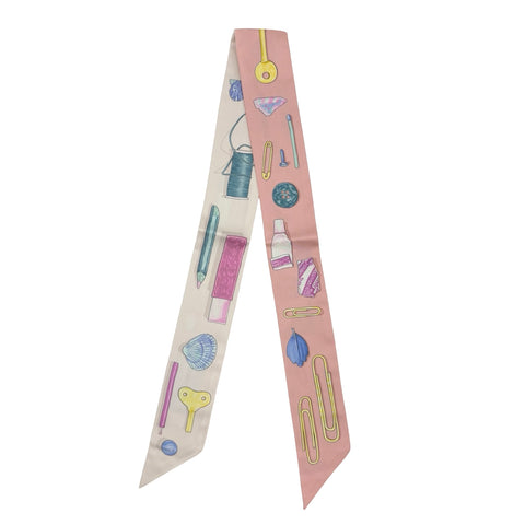 【中古】Hermès エルメス TWILLY ツイリー 《イン・ザ・ポケット》 H062340S10 シルク100％ レディース プレゼント ギフト